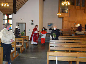 Palmsonntag in Heilig Kreuz